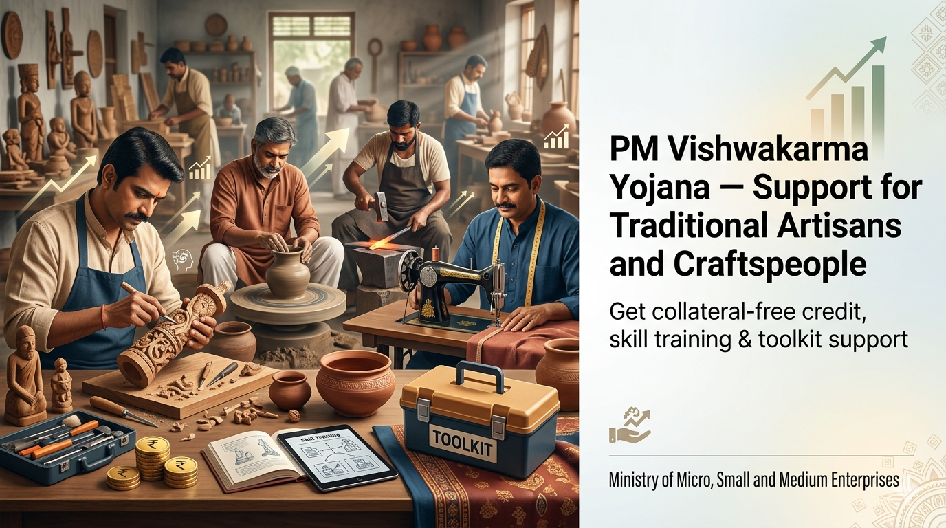 PM Vishwakarma Yojana — Support for Traditional Artisans and Craftspeople